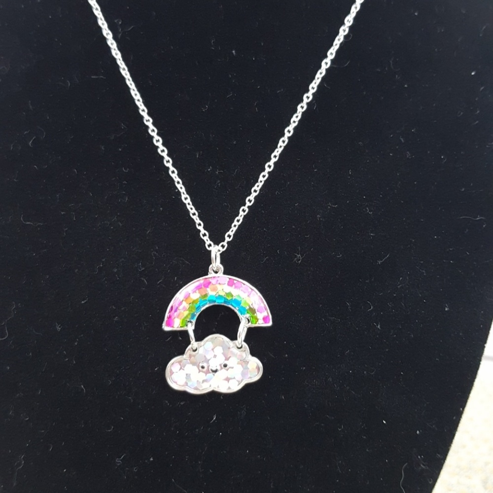 BOGO FREE NWT Rainbow Necklace